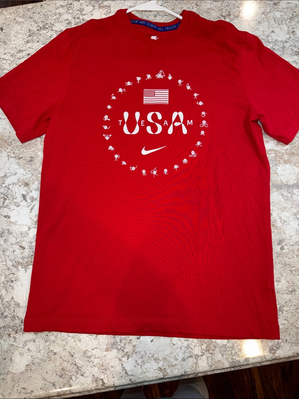 Team USA Nike Premium Essentials Icon T-Shirt - Red